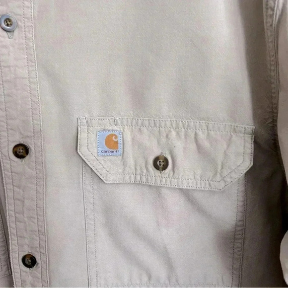 Carhartt Relaxed Fit Long Sleeve Button Down Shirt - Picture 3 of 9